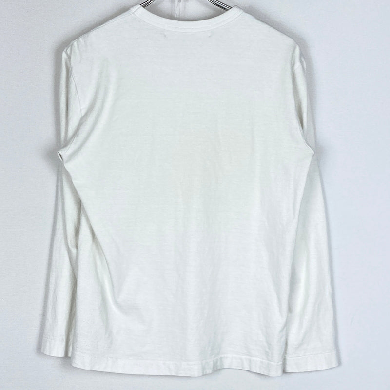 【中古品】【メンズ】 PLAY COMME DES GARCONS プレイ コムデ ギャルソン L/S T-SHIRT AZ-T118 ロングスリーブ Tシャツ 長袖 トップス 140-260915-sa-04-teih サイズ：M カラー：ホワイト 万代Net店
