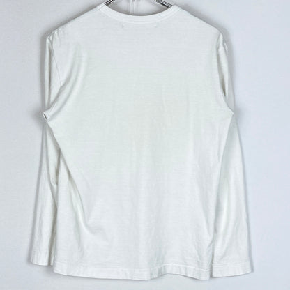 【中古品】【メンズ】 PLAY COMME DES GARCONS プレイ コムデ ギャルソン L/S T-SHIRT AZ-T118 ロングスリーブ Tシャツ 長袖 トップス 140-260915-sa-04-teih サイズ：M カラー：ホワイト 万代Net店