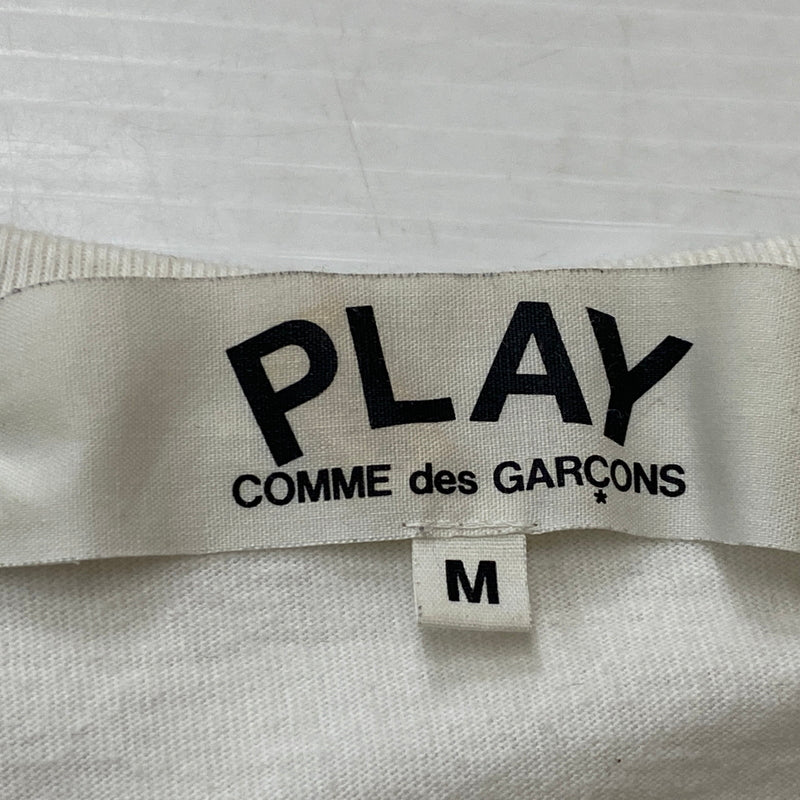 【中古品】【メンズ】 PLAY COMME DES GARCONS プレイ コムデ ギャルソン L/S T-SHIRT AZ-T118 ロングスリーブ Tシャツ 長袖 トップス 140-260915-sa-04-teih サイズ：M カラー：ホワイト 万代Net店