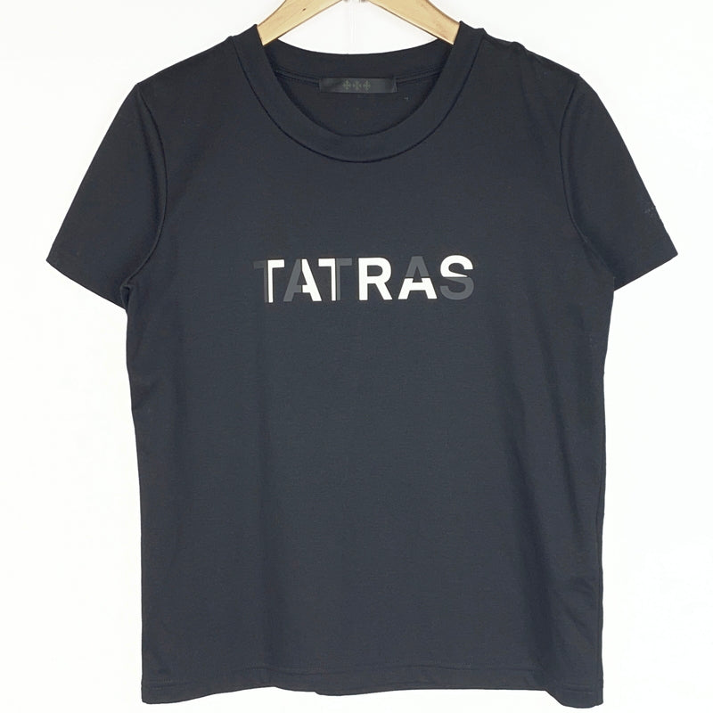 【中古品】【メンズ】 TATRAS タトラス ANIEL S/S TEE LTKE25S8039-M アニエル ショートスリーブ Tシャツ 半袖 トップス 170-260915-sa-03-teih サイズ：01 カラー：ブラック 万代Net店