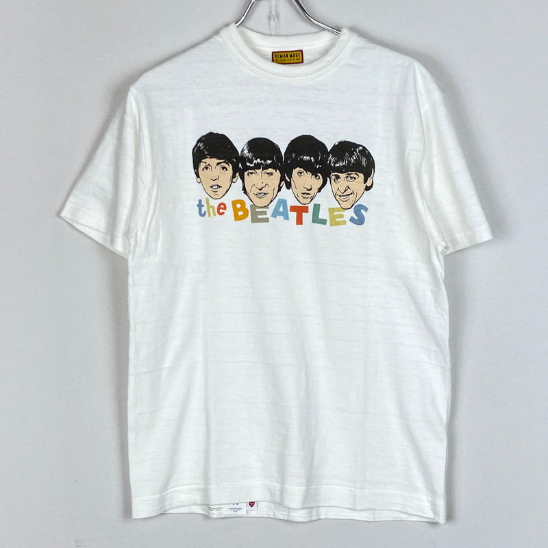 【中古品】【メンズ】 HUMANMADE ヒューマンメイド THE BEATLES TEE HM30TE001 ザ ビートルズ Tシャツ 半袖 トップス 142-260915-sa-02-teih サイズ：M カラー：ホワイト 万代Net店