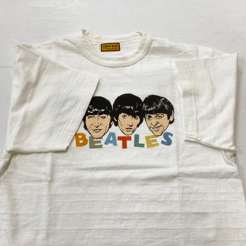 【中古品】【メンズ】 HUMANMADE ヒューマンメイド THE BEATLES TEE HM30TE001 ザ ビートルズ Tシャツ 半袖 トップス 142-260915-sa-02-teih サイズ：M カラー：ホワイト 万代Net店
