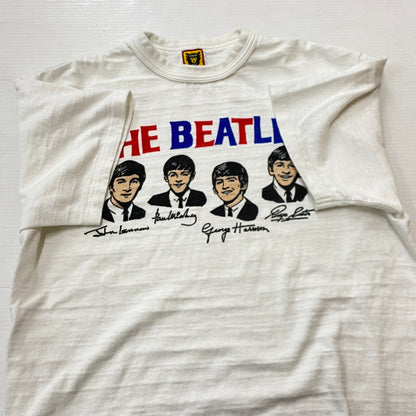 【中古品】【メンズ】 HUMANMADE ヒューマンメイド THE BEATLES TEE HM27TE022 ザ ビートルズ Tシャツ 半袖 トップス 142-260915-sa-01-teih サイズ：M カラー：ホワイト 万代Net店