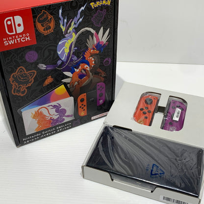 【中古品】 Nintendo Switch 有機ELモデル スカーレット・バイオレットエディション ニンテンドースイッチ 034-261010-ko-05-teih 万代Net店