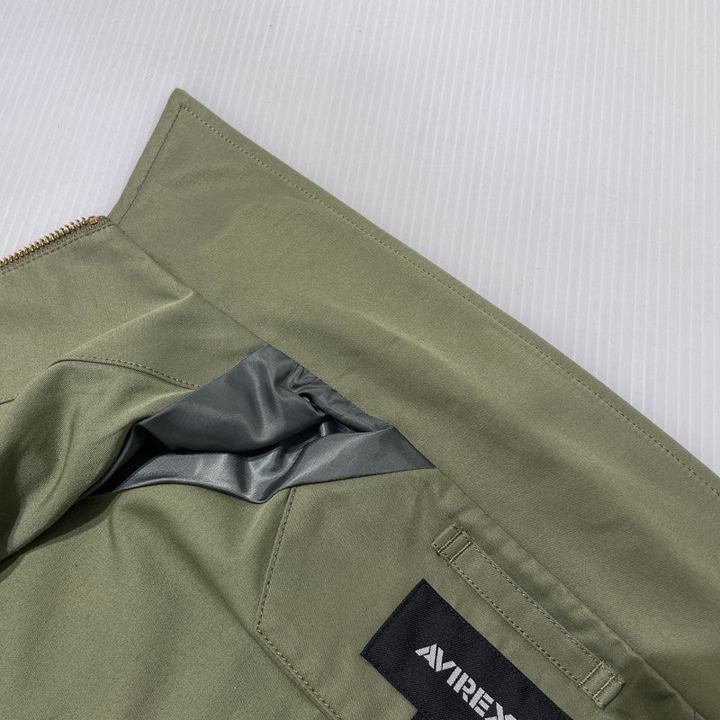 【中古品】【メンズ】 AVIREX アヴィレックス BLUE ANGELS USN UTILITY JACKET 783-4152006 ブルーエンジェルス ユーティリティ ジャケット ライトアウター 145-260915-yo-02-teih サイズ：L カラー：カーキ 万代Net店