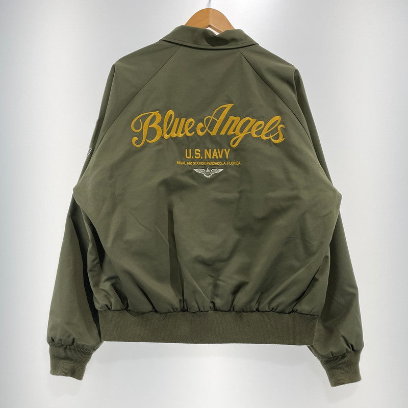 【中古品】【メンズ】 AVIREX アヴィレックス BLUE ANGELS USN UTILITY JACKET 783-4152006 ブルーエンジェルス ユーティリティ ジャケット ライトアウター 145-260915-yo-02-teih サイズ：L カラー：カーキ 万代Net店