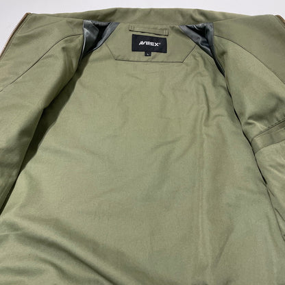 【中古品】【メンズ】 AVIREX アヴィレックス BLUE ANGELS USN UTILITY JACKET 783-4152006 ブルーエンジェルス ユーティリティ ジャケット ライトアウター 145-260915-yo-02-teih サイズ：L カラー：カーキ 万代Net店