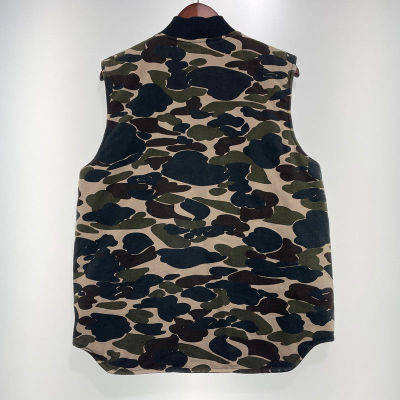 【中古品】【メンズ】 CARHARTT カーハート ZIP UP VEST I015251 ジップアップ ベスト ライトアウター 145-260915-yo-01-teih サイズ：M 万代Net店