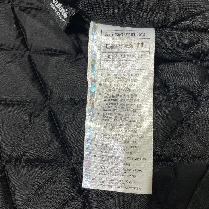 【中古品】【メンズ】 CARHARTT カーハート ZIP UP VEST I015251 ジップアップ ベスト ライトアウター 145-260915-yo-01-teih サイズ：M 万代Net店