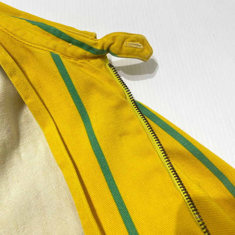 【現状渡し品】【メンズ】 POLO by RALPH LAUREN ポロ バイ ラルフローレン 90's STRIPE SWINGTOP 90年代 ストライプ スウィングトップ ジャケット ライトアウター 145-260915-yo-04-teih サイズ：XL カラー：イエロー/グリーン 万代Net店