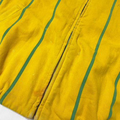 【現状渡し品】【メンズ】 POLO by RALPH LAUREN ポロ バイ ラルフローレン 90's STRIPE SWINGTOP 90年代 ストライプ スウィングトップ ジャケット ライトアウター 145-260915-yo-04-teih サイズ：XL カラー：イエロー/グリーン 万代Net店