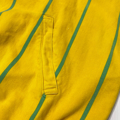 【現状渡し品】【メンズ】 POLO by RALPH LAUREN ポロ バイ ラルフローレン 90's STRIPE SWINGTOP 90年代 ストライプ スウィングトップ ジャケット ライトアウター 145-260915-yo-04-teih サイズ：XL カラー：イエロー/グリーン 万代Net店