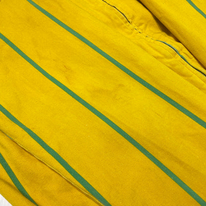 【現状渡し品】【メンズ】 POLO by RALPH LAUREN ポロ バイ ラルフローレン 90's STRIPE SWINGTOP 90年代 ストライプ スウィングトップ ジャケット ライトアウター 145-260915-yo-04-teih サイズ：XL カラー：イエロー/グリーン 万代Net店