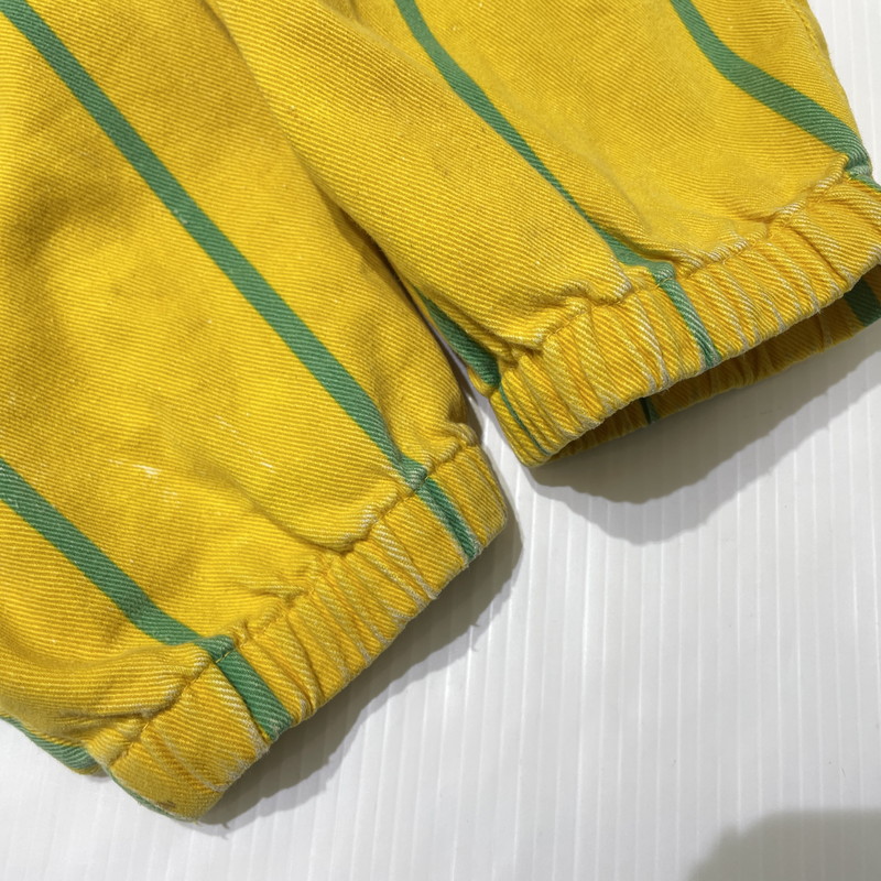 【現状渡し品】【メンズ】 POLO by RALPH LAUREN ポロ バイ ラルフローレン 90's STRIPE SWINGTOP 90年代 ストライプ スウィングトップ ジャケット ライトアウター 145-260915-yo-04-teih サイズ：XL カラー：イエロー/グリーン 万代Net店