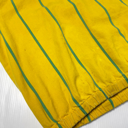 【現状渡し品】【メンズ】 POLO by RALPH LAUREN ポロ バイ ラルフローレン 90's STRIPE SWINGTOP 90年代 ストライプ スウィングトップ ジャケット ライトアウター 145-260915-yo-04-teih サイズ：XL カラー：イエロー/グリーン 万代Net店