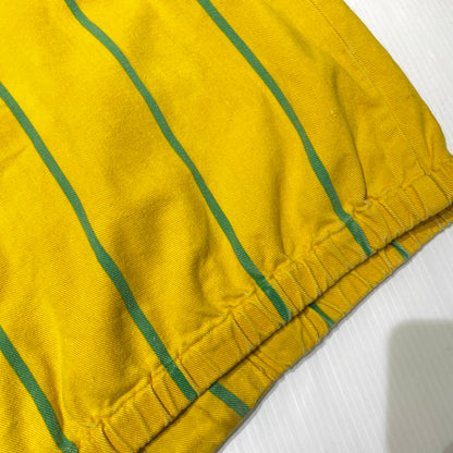 【現状渡し品】【メンズ】 POLO by RALPH LAUREN ポロ バイ ラルフローレン 90's STRIPE SWINGTOP 90年代 ストライプ スウィングトップ ジャケット ライトアウター 145-260915-yo-04-teih サイズ：XL カラー：イエロー/グリーン 万代Net店