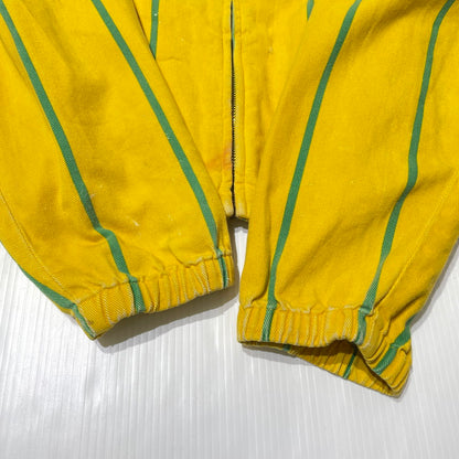 【現状渡し品】【メンズ】 POLO by RALPH LAUREN ポロ バイ ラルフローレン 90's STRIPE SWINGTOP 90年代 ストライプ スウィングトップ ジャケット ライトアウター 145-260915-yo-04-teih サイズ：XL カラー：イエロー/グリーン 万代Net店
