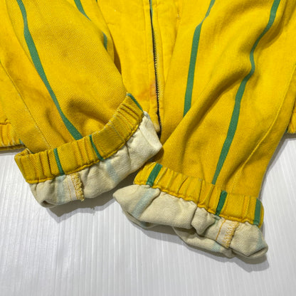 【現状渡し品】【メンズ】 POLO by RALPH LAUREN ポロ バイ ラルフローレン 90's STRIPE SWINGTOP 90年代 ストライプ スウィングトップ ジャケット ライトアウター 145-260915-yo-04-teih サイズ：XL カラー：イエロー/グリーン 万代Net店
