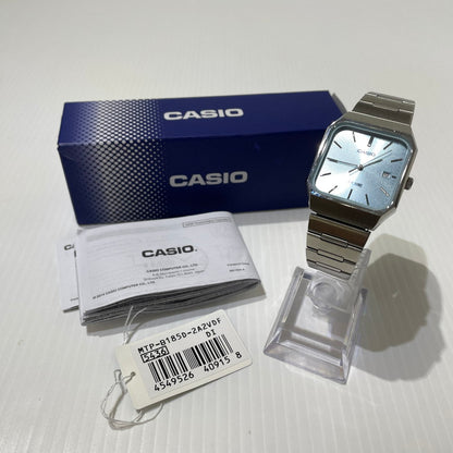 【中古品】【メンズ】 CASIO カシオ STANDARD MEN MTP-B185 スタンダード メンズ 腕時計 197-260924-yo-02-teih カラー：シルバー 万代Net店