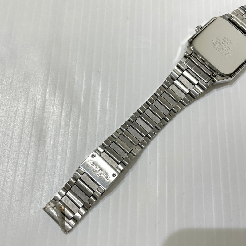 【中古品】【メンズ】 CASIO カシオ STANDARD MEN MTP-B185 スタンダード メンズ 腕時計 197-260924-yo-02-teih カラー：シルバー 万代Net店