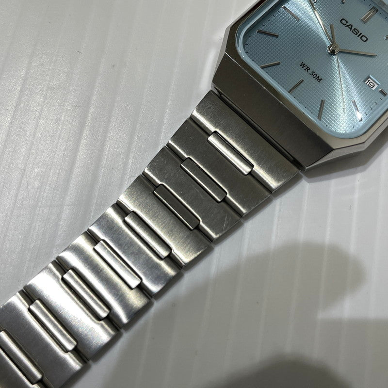 【中古品】【メンズ】 CASIO カシオ STANDARD MEN MTP-B185 スタンダード メンズ 腕時計 197-260924-yo-02-teih カラー：シルバー 万代Net店