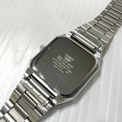 【中古品】【メンズ】 CASIO カシオ STANDARD MEN MTP-B185 スタンダード メンズ 腕時計 197-260924-yo-02-teih カラー：シルバー 万代Net店