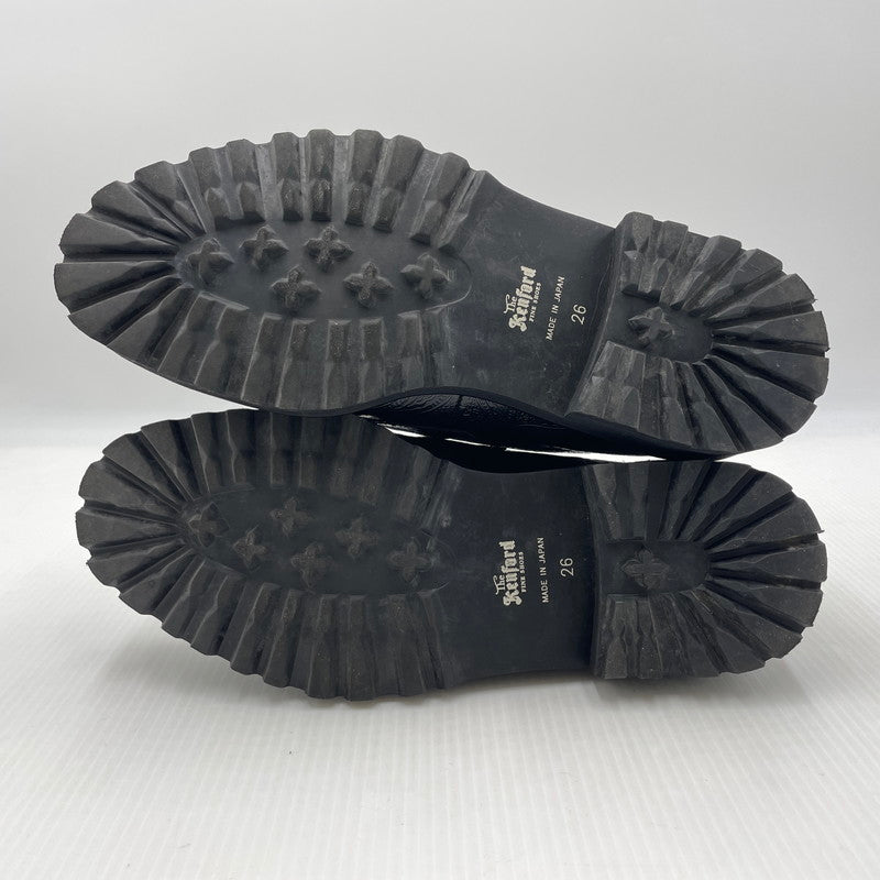 【中古品】【メンズ】 KEN FORD ケンフォード EMBOSSED LOAFERS BLACK PAISLEY MADE IN JAPAN K037 エンボスローファー ブラックペイズリー ローファー 靴 日本製 164-260923-ss-04-teih サイズ：26cm※箱付き カラー：ブラックペイズリー 万代Net店