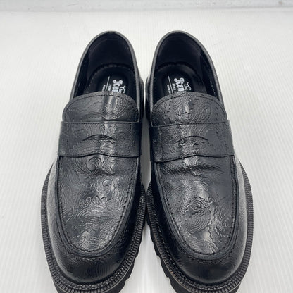 【中古品】【メンズ】 KEN FORD ケンフォード EMBOSSED LOAFERS BLACK PAISLEY MADE IN JAPAN K037 エンボスローファー ブラックペイズリー ローファー 靴 日本製 164-260923-ss-04-teih サイズ：26cm※箱付き カラー：ブラックペイズリー 万代Net店