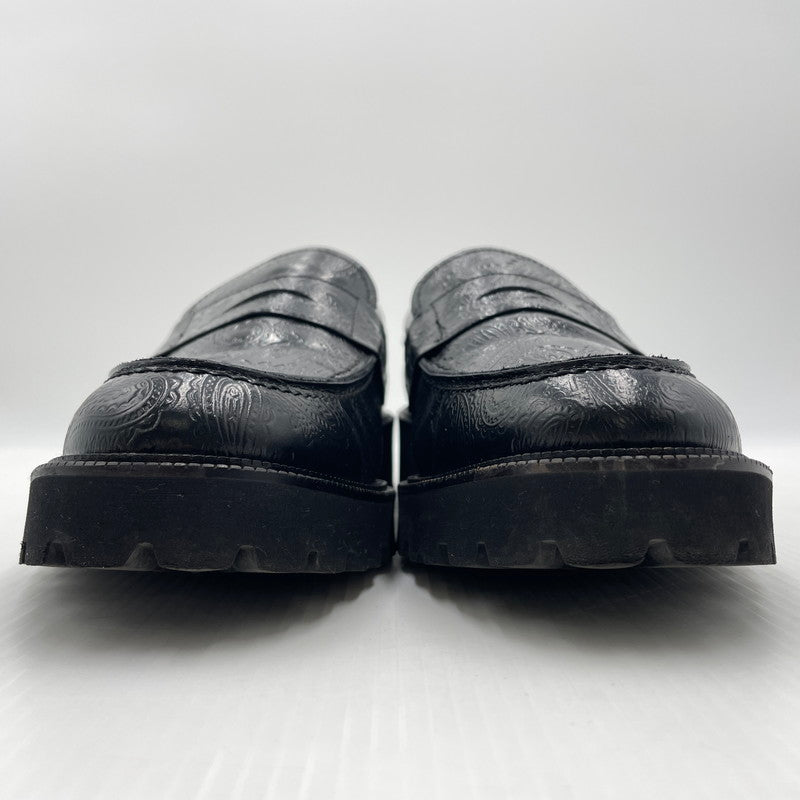 【中古品】【メンズ】 KEN FORD ケンフォード EMBOSSED LOAFERS BLACK PAISLEY MADE IN JAPAN K037 エンボスローファー ブラックペイズリー ローファー 靴 日本製 164-260923-ss-04-teih サイズ：26cm※箱付き カラー：ブラックペイズリー 万代Net店