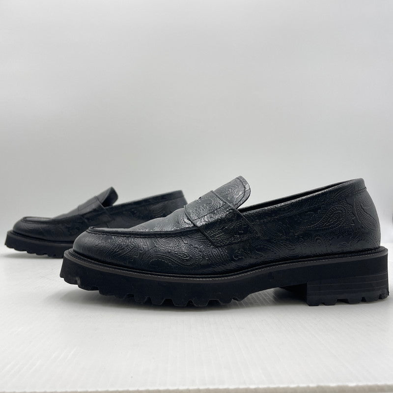 【中古品】【メンズ】 KEN FORD ケンフォード EMBOSSED LOAFERS BLACK PAISLEY MADE IN JAPAN K037 エンボスローファー ブラックペイズリー ローファー 靴 日本製 164-260923-ss-04-teih サイズ：26cm※箱付き カラー：ブラックペイズリー 万代Net店