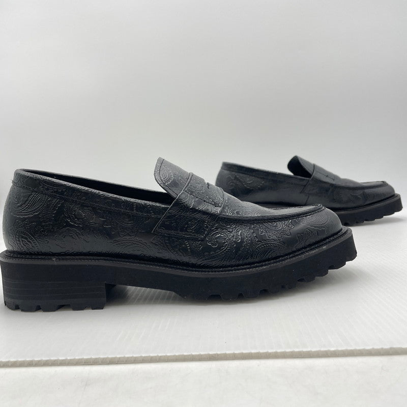 【中古品】【メンズ】 KEN FORD ケンフォード EMBOSSED LOAFERS BLACK PAISLEY MADE IN JAPAN K037 エンボスローファー ブラックペイズリー ローファー 靴 日本製 164-260923-ss-04-teih サイズ：26cm※箱付き カラー：ブラックペイズリー 万代Net店