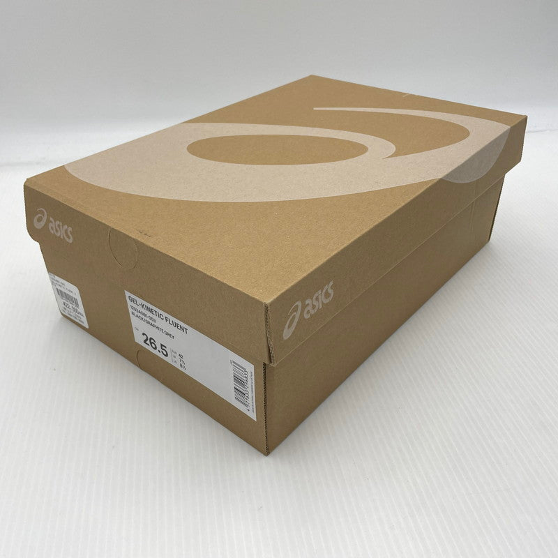 【中古品】【メンズ】 ASICS アシックス GEL-KINETIC FLUENT MADE IN VIETNAM 1203A591-003 ゲルキネティックフルエント スニーカー 靴 ベトナム製 162-260923-ss-03-teih サイズ：26.5cm※箱付き カラー：ブラック 万代Net店