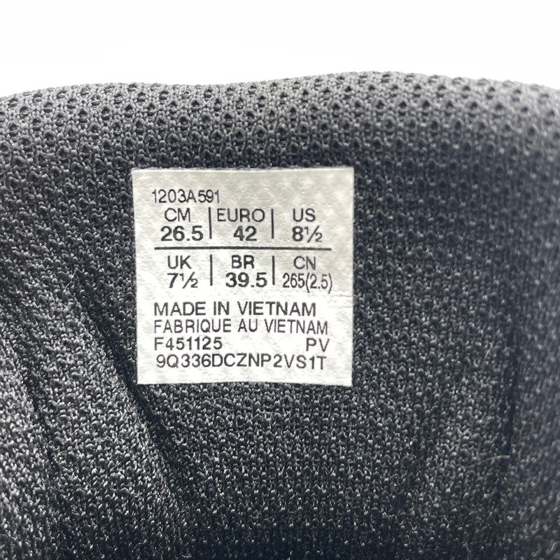 【中古品】【メンズ】 ASICS アシックス GEL-KINETIC FLUENT MADE IN VIETNAM 1203A591-003 ゲルキネティックフルエント スニーカー 靴 ベトナム製 162-260923-ss-03-teih サイズ：26.5cm※箱付き カラー：ブラック 万代Net店