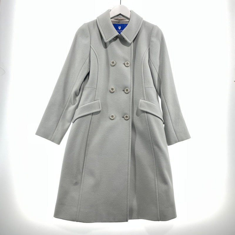 【現状渡し品】【レディース】 BLUE LABEL CRESTBRIDGE ブルーレーベル・クレストブリッジ WOOL COAT 55B05-884-71 ウールコート アウター 169-260915-yo-05-teih サイズ：36 カラー：ライトブルー 万代Net店