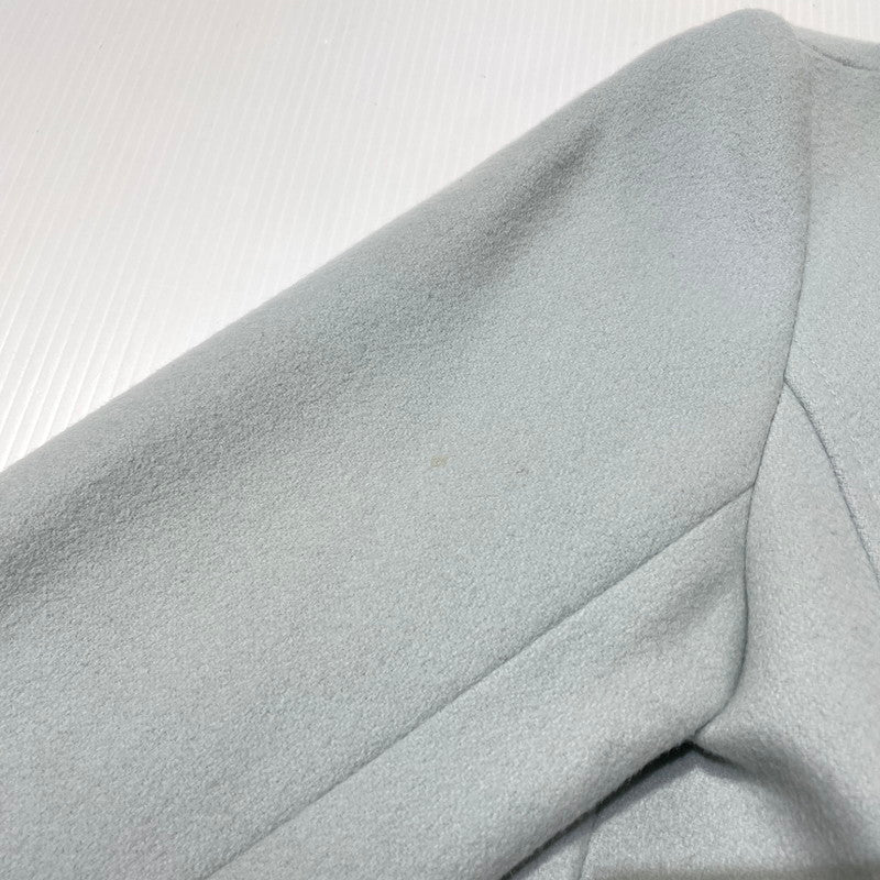 【現状渡し品】【レディース】 BLUE LABEL CRESTBRIDGE ブルーレーベル・クレストブリッジ WOOL COAT 55B05-884-71 ウールコート アウター 169-260915-yo-05-teih サイズ：36 カラー：ライトブルー 万代Net店