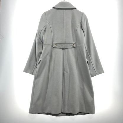 【現状渡し品】【レディース】 BLUE LABEL CRESTBRIDGE ブルーレーベル・クレストブリッジ WOOL COAT 55B05-884-71 ウールコート アウター 169-260915-yo-05-teih サイズ：36 カラー：ライトブルー 万代Net店