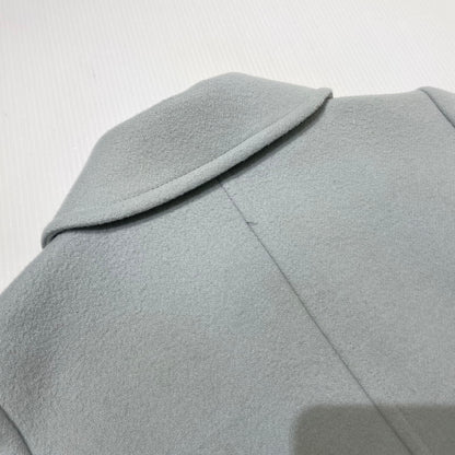 【現状渡し品】【レディース】 BLUE LABEL CRESTBRIDGE ブルーレーベル・クレストブリッジ WOOL COAT 55B05-884-71 ウールコート アウター 169-260915-yo-05-teih サイズ：36 カラー：ライトブルー 万代Net店