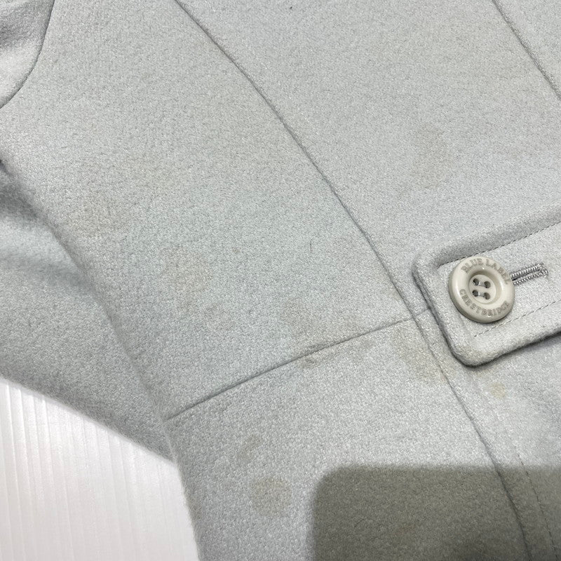 【現状渡し品】【レディース】 BLUE LABEL CRESTBRIDGE ブルーレーベル・クレストブリッジ WOOL COAT 55B05-884-71 ウールコート アウター 169-260915-yo-05-teih サイズ：36 カラー：ライトブルー 万代Net店