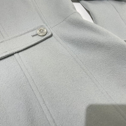 【現状渡し品】【レディース】 BLUE LABEL CRESTBRIDGE ブルーレーベル・クレストブリッジ WOOL COAT 55B05-884-71 ウールコート アウター 169-260915-yo-05-teih サイズ：36 カラー：ライトブルー 万代Net店