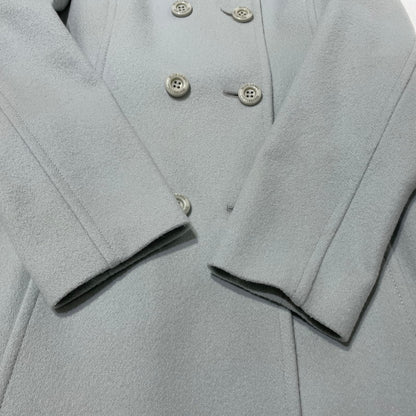 【現状渡し品】【レディース】 BLUE LABEL CRESTBRIDGE ブルーレーベル・クレストブリッジ WOOL COAT 55B05-884-71 ウールコート アウター 169-260915-yo-05-teih サイズ：36 カラー：ライトブルー 万代Net店