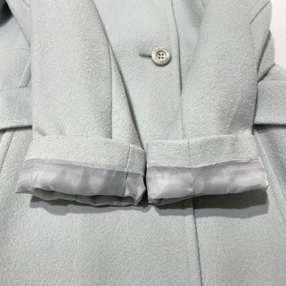 【現状渡し品】【レディース】 BLUE LABEL CRESTBRIDGE ブルーレーベル・クレストブリッジ WOOL COAT 55B05-884-71 ウールコート アウター 169-260915-yo-05-teih サイズ：36 カラー：ライトブルー 万代Net店
