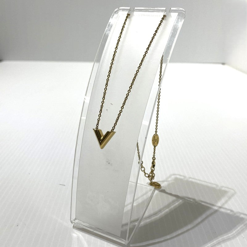 【中古品】【メンズ/レディース】 LOUIS VUITTON ルイ・ヴィトン M61083 エセンシャル Vネックレス アクセサリー 179-260924-yo-05-teih カラー：ゴールド 万代Net店