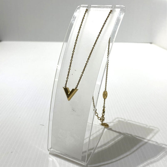 【中古品】【メンズ/レディース】 LOUIS VUITTON ルイ・ヴィトン M61083 エセンシャル Vネックレス アクセサリー 179-260924-yo-05-teih カラー：ゴールド 万代Net店
