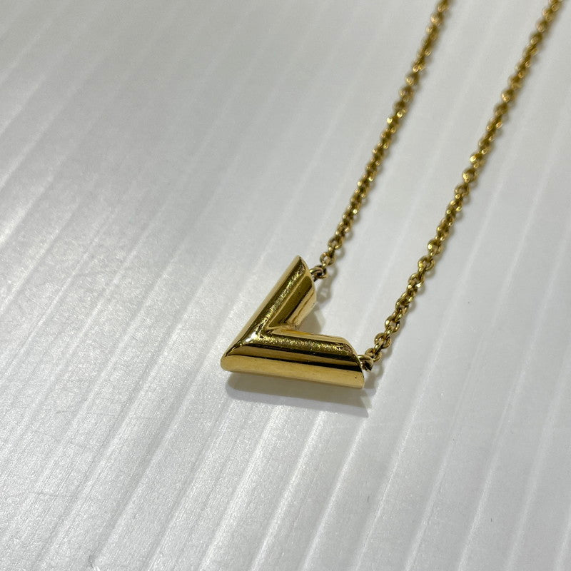 【中古品】【メンズ/レディース】 LOUIS VUITTON ルイ・ヴィトン M61083 エセンシャル Vネックレス アクセサリー 179-260924-yo-05-teih カラー：ゴールド 万代Net店