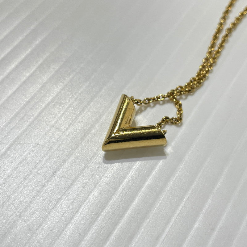 【中古品】【メンズ/レディース】 LOUIS VUITTON ルイ・ヴィトン M61083 エセンシャル Vネックレス アクセサリー 179-260924-yo-05-teih カラー：ゴールド 万代Net店
