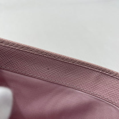 【現状渡し品】【レディース】 PRADA プラダ SAFFIANO TRIANGLE WALLET 1ML050 サフィアーノ トライアングル ウォレット 二つ折り財布 181-260924-yo-06-teih カラー：ピンク 万代Net店