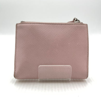 【現状渡し品】【レディース】 PRADA プラダ SAFFIANO TRIANGLE WALLET 1ML050 サフィアーノ トライアングル ウォレット 二つ折り財布 181-260924-yo-06-teih カラー：ピンク 万代Net店