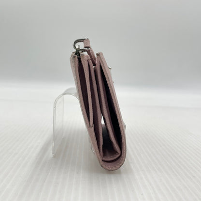 【現状渡し品】【レディース】 PRADA プラダ SAFFIANO TRIANGLE WALLET 1ML050 サフィアーノ トライアングル ウォレット 二つ折り財布 181-260924-yo-06-teih カラー：ピンク 万代Net店