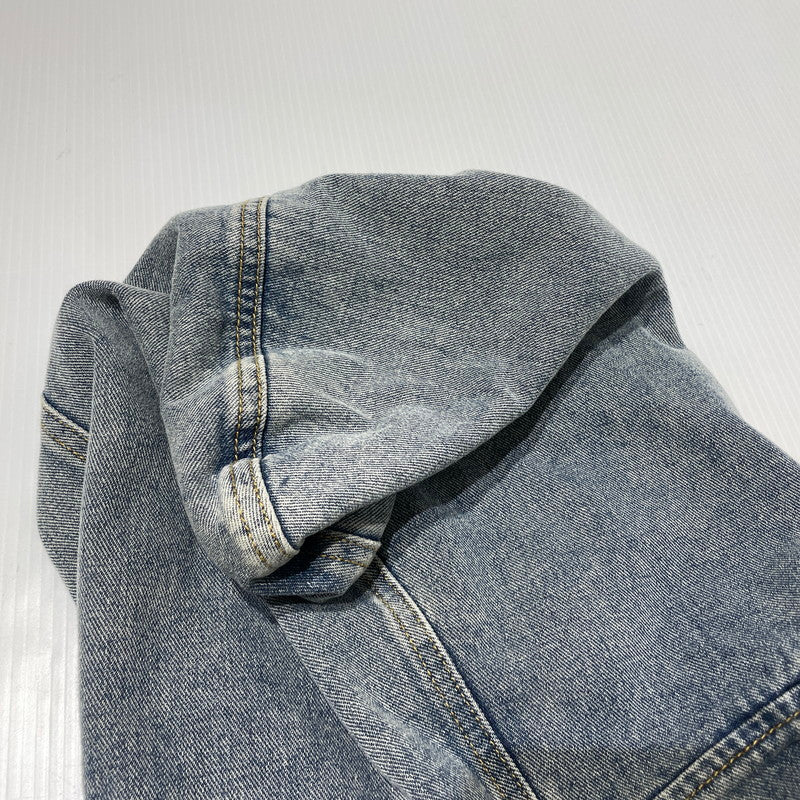 【中古品】【メンズ/レディース】 GALFY ガルフィー ぐるグニャ デニムパーカー 153073 長袖 トップス ジップパーカー 170-260915-yo-06-teih サイズ：中型犬 カラー：インディゴ 万代Net店