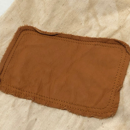 【中古品】【メンズ】 KAPITAL キャピタル LEATHER PATCH WORK PANTS レザー パッチ ワーク パンツ ボトムス 151-260918-sa-20-teih サイズ：XS カラー：アイボリー 万代Net店